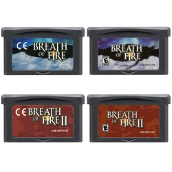 GBA Breath of Fire Series Jogo Cartucho, Video Console Card, 32 Bit