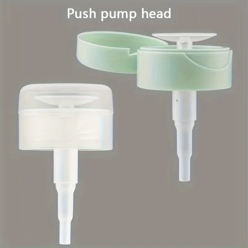 1 قطعة 150 مللي زجاجة توزيع المضخة ، حاوية مستحضرات التجميل الشفافة دفع أسفل زجاجة مضخة توزيع السائل مع غطاء الوجه #3