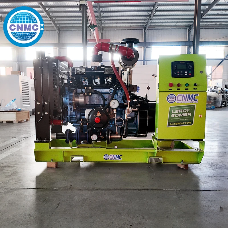 CNMC Gas Generator 50KW 80KW 100KW High Peak Energy Saving Open Frame Factory Production Backup Genset CE EPA Certification