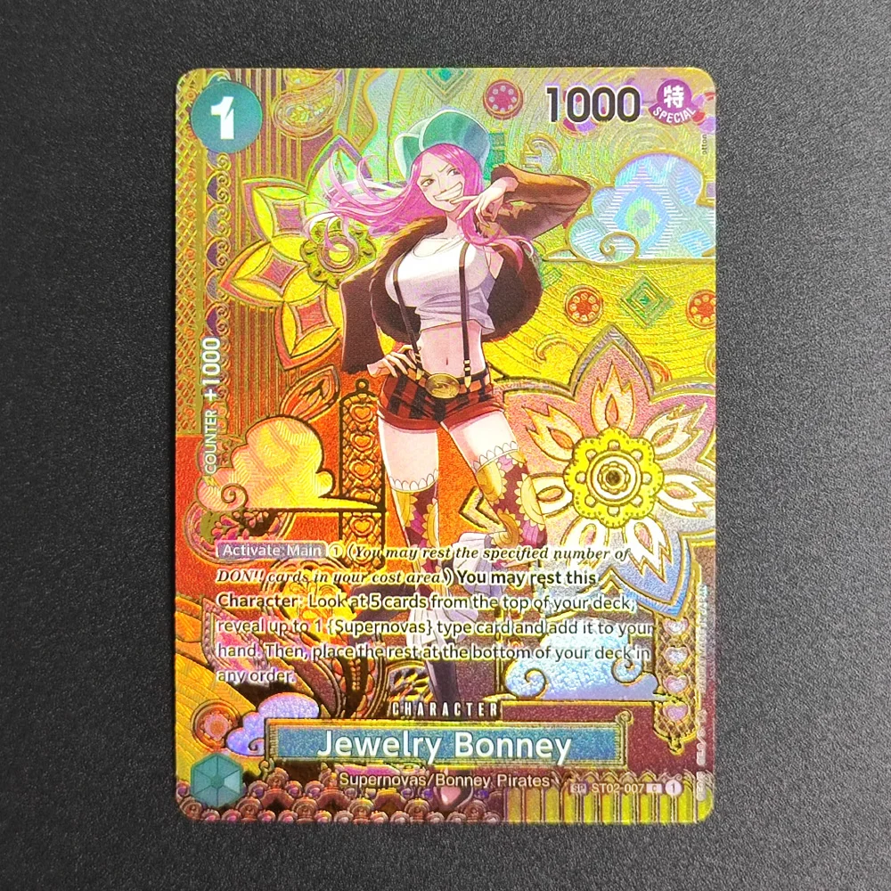 Proxy One Piece English Jewelry Bonney EB04-001 OP15-086 ST02-007 OP13-100 OP12-118 OP07-019 Game Collection Card Toy - view 5