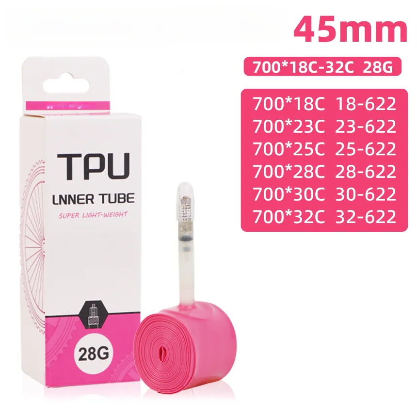 Puncture Resistant Tube Lightweight Road Tube For Competitive Racing High Puncture Resistance Tube Lightweight Bike
