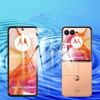 2IN1 For Motorola Razr 50 Ultra 40 2019 2020 2022 50Ultra Razr40 Plus Hydraulic Soft Hydrogel Film Full Screen Protector Cover
