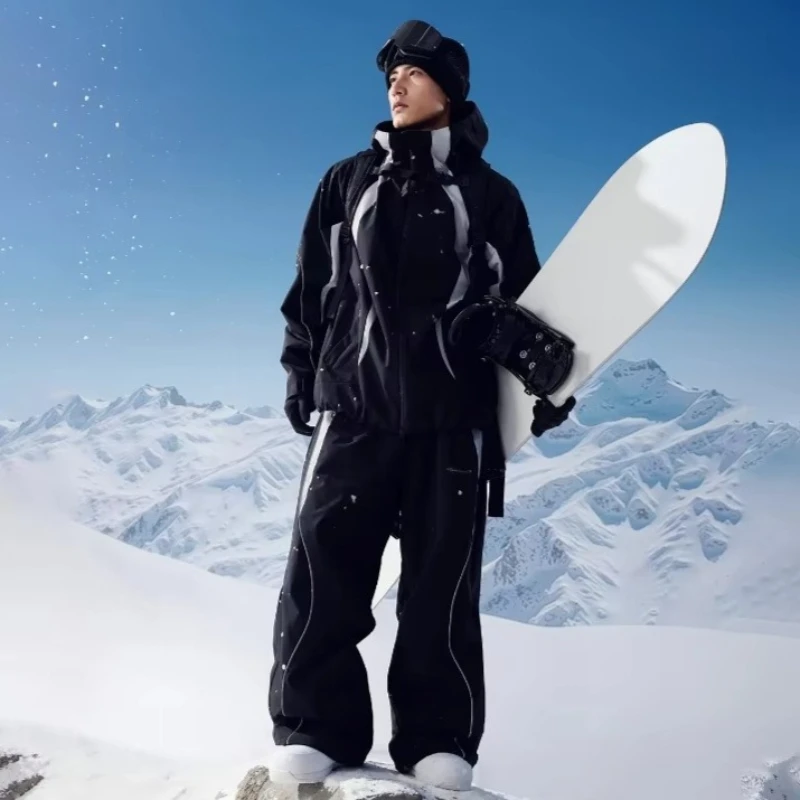 New Arrival Men Women Skiing Suits Set Windproof Waterproof Warm Snow Outfit Extreme Cold Snowboarding Skiing Sports Jackets