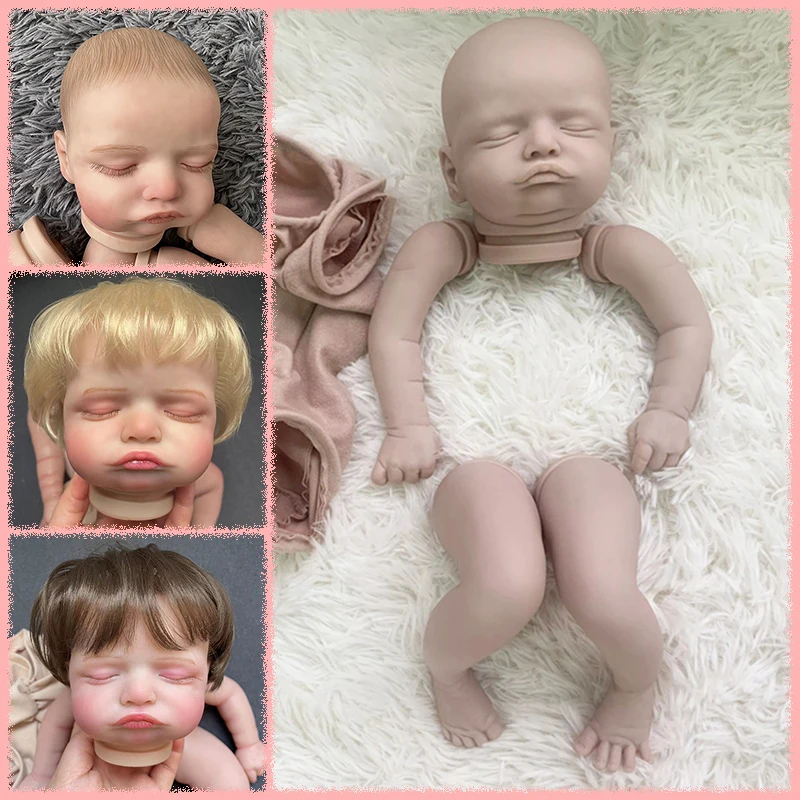 

Набор для куклы Reborn Rosalie, 18 дюймов, мягкий на ощупь, в свежих цветах, детали для самостоятельной сборки, уже окрашенные/неокрашенные наборы с тканевым телом