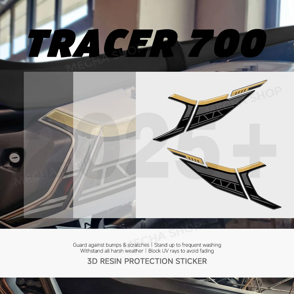 For Tenere 700 2025- Motorcycle Accessories Side Fairing Pad Side Protectors 3D Stickers