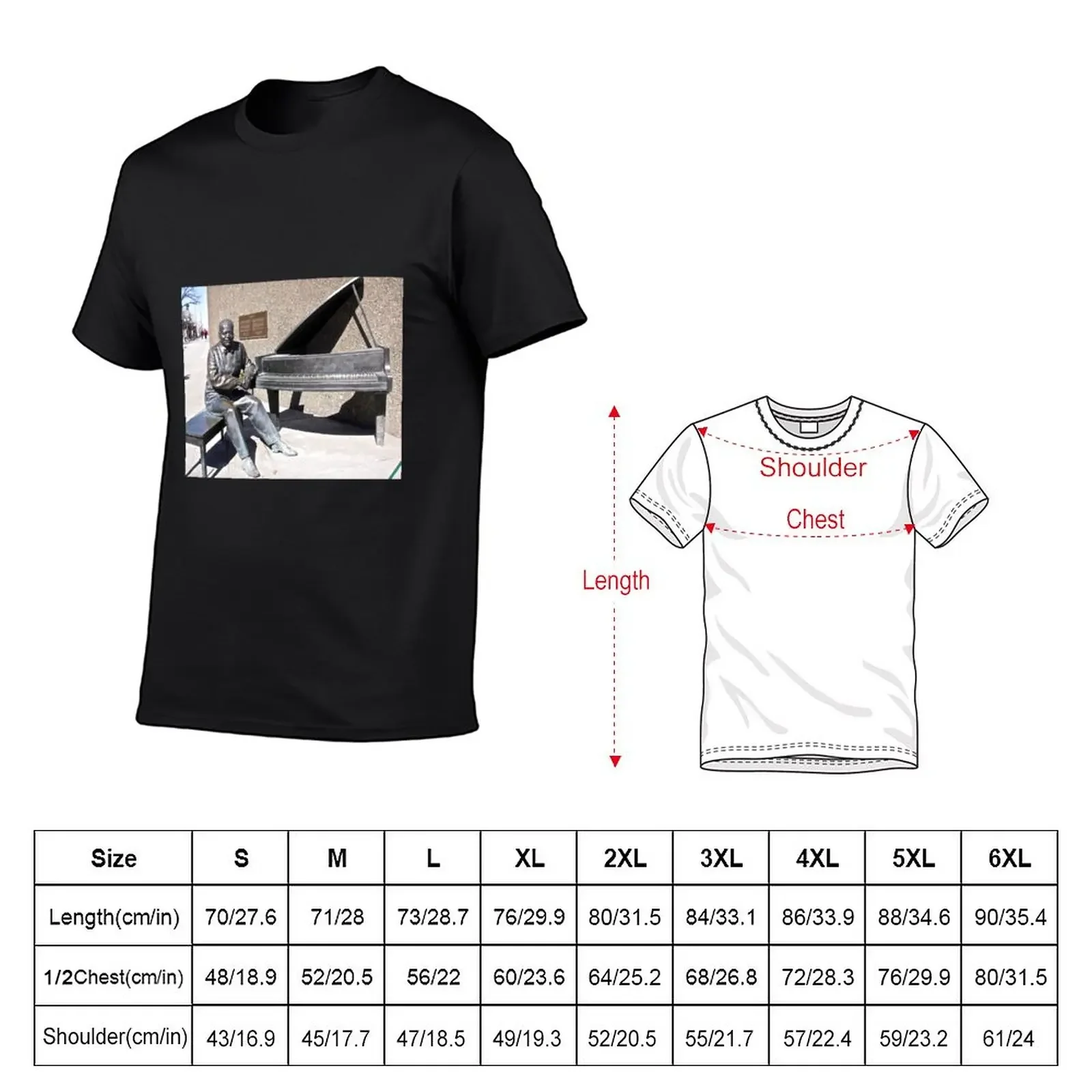 Oscar Peterson T-Shirt hippie clothes cute clothes korean fashion t shirts for men graphic