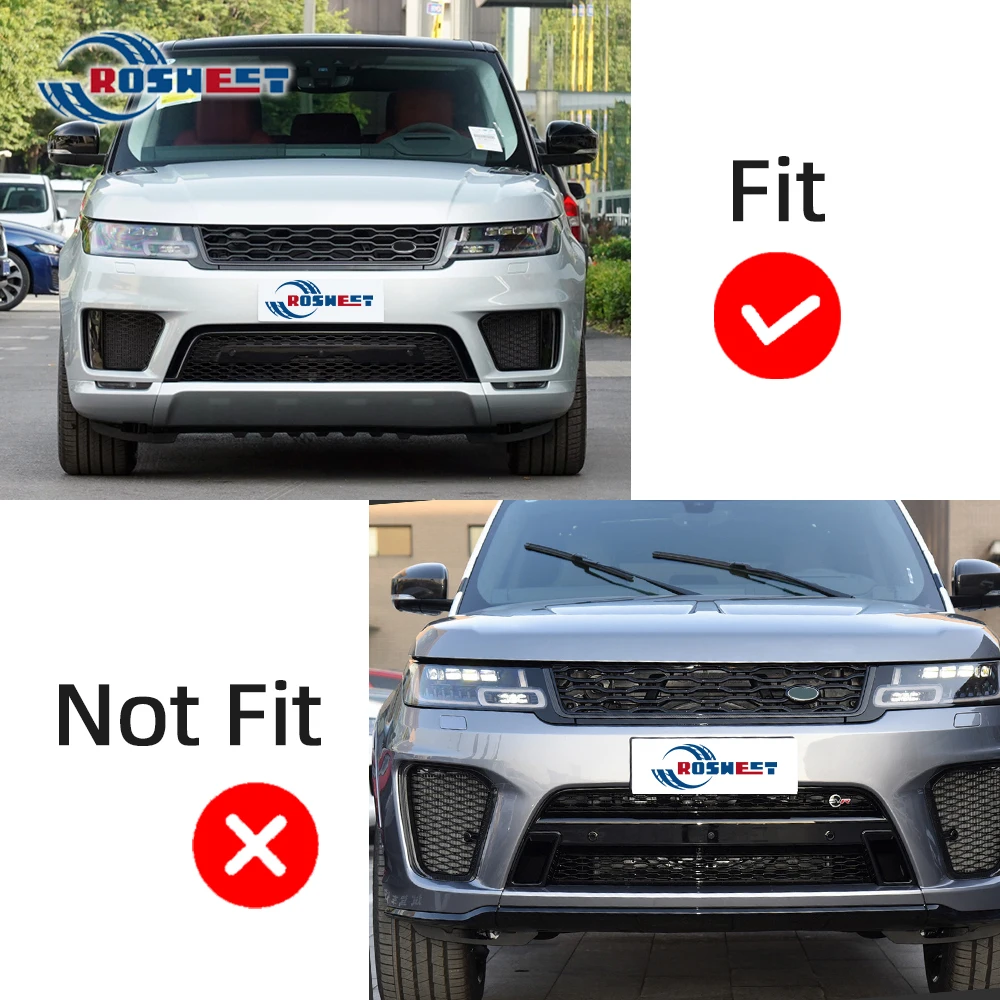 Car Front Bumper Spoiler For Land Rover Range Rover Sport 2018-2022 L494 Lower Skirt Guard Board Plate Accessories LR099442