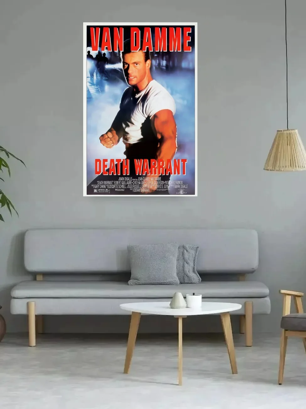 Death Warrant - Van Damme Movie, Art Picture Print Silk Poster,Home Wall Decor