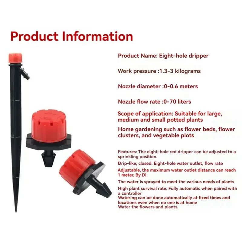 B97A-Automatic Drip Irrigation System Kit 164FT 1/4