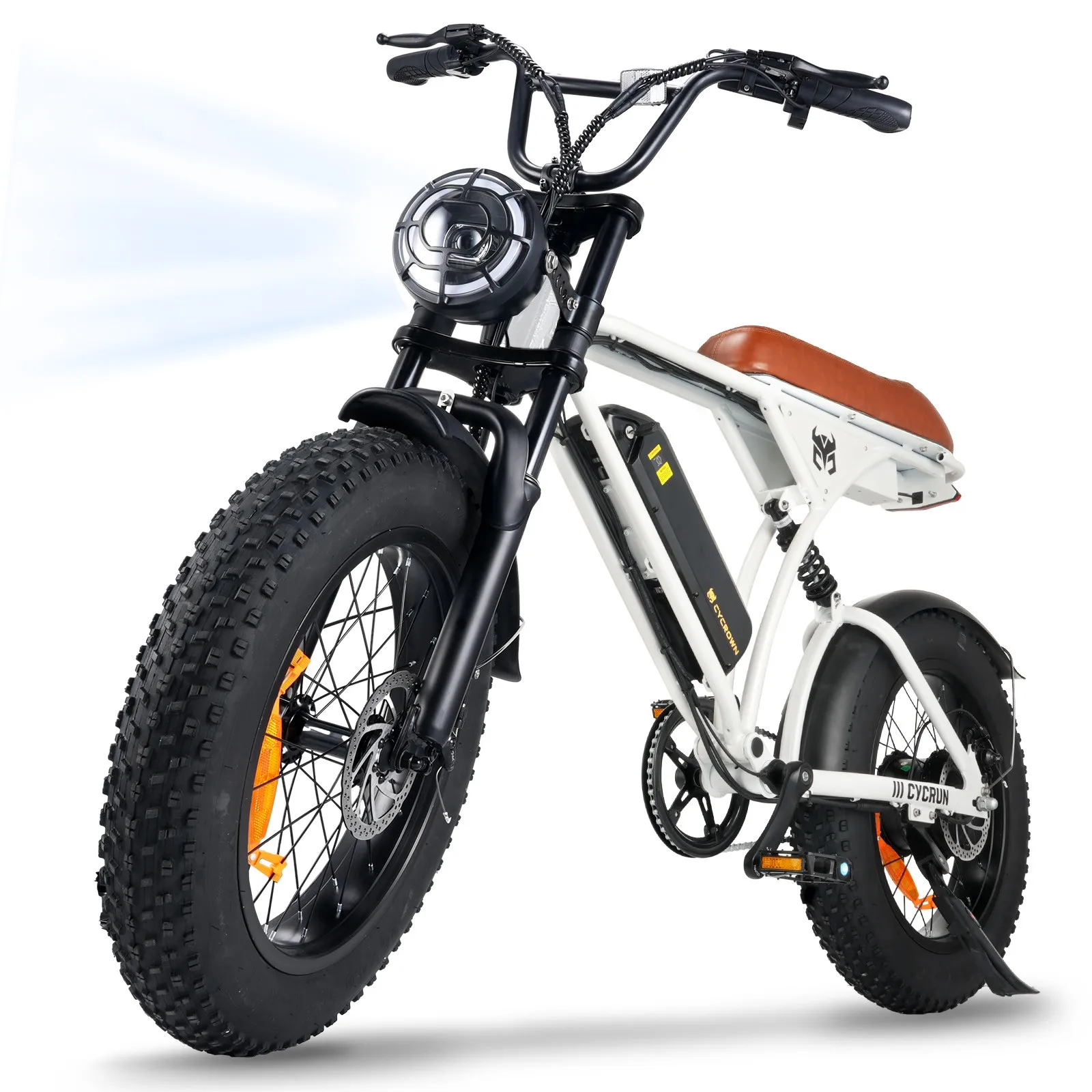  750W E Bike Fat Tire 20 Inch 32 Mile Range Dual Disc Brake LCD