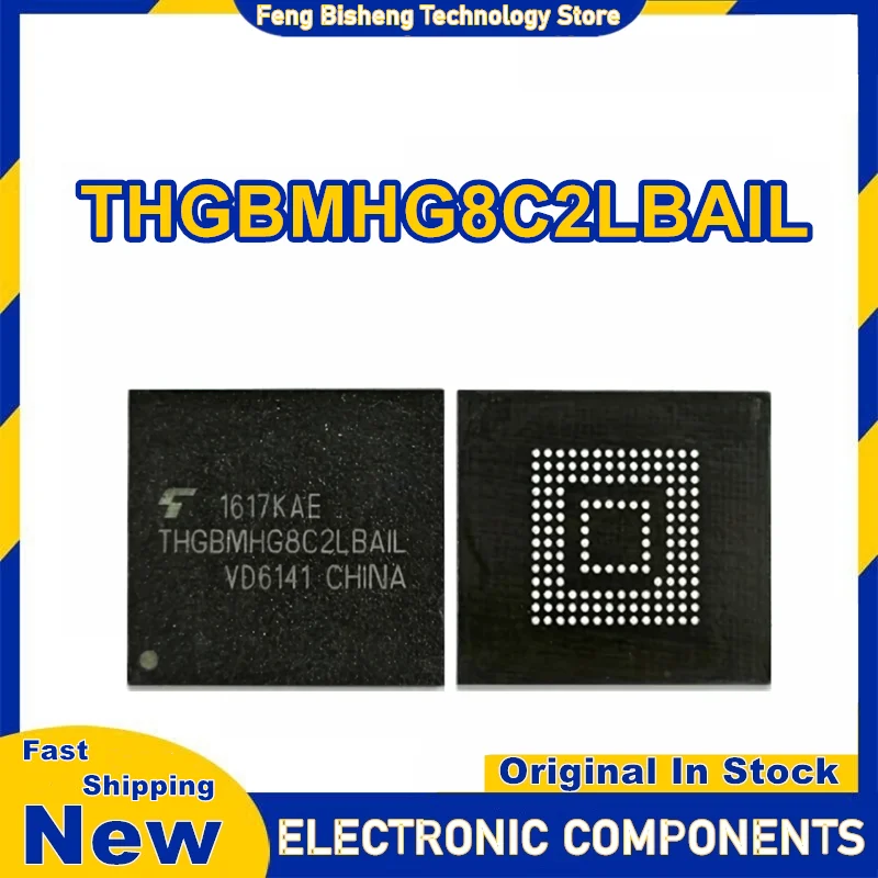 

THGBMHG8C2LBAIL 32GB 5.1 version eMMC flash memory granule 0-10 IC New Original in Stock