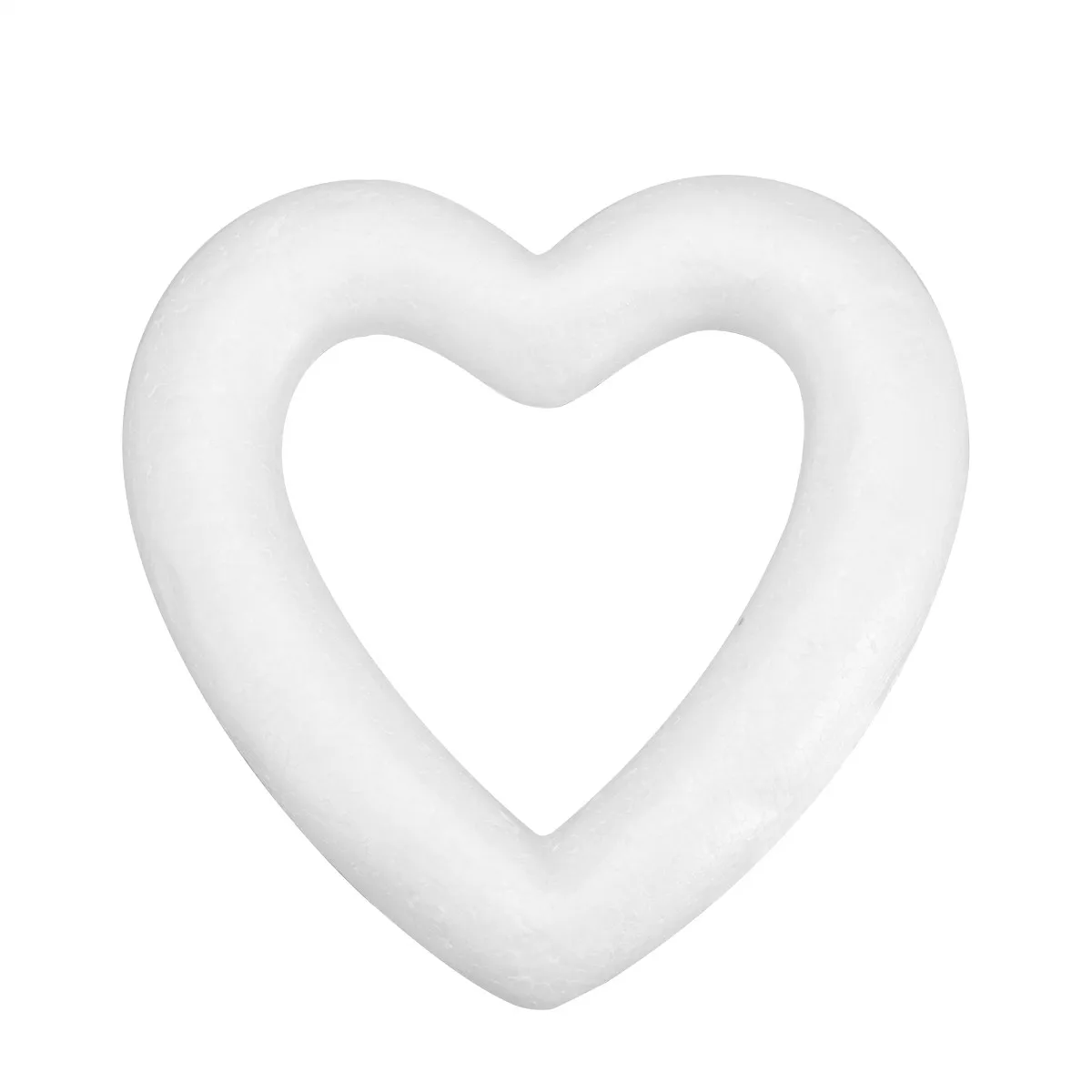 

Белые полые сердечки из пенополистирола для поделок и моделирования: для свадеб, Дня святого Валентина, Рождества, фестивалей, школьных проектов