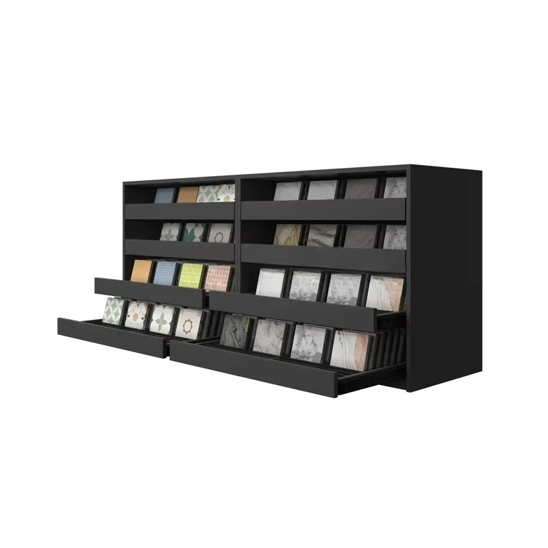 

&c China Manufacturer for Stainless Steel Stone Display Drawer for Showroom