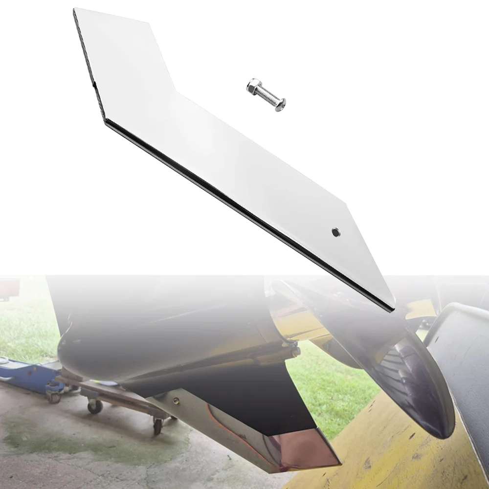 

02655 Stainless Steel Skeg Protector Fix Damaged Skeg Fits for Mercruiser, Mercury, Suzuki, and Yamaha Motors