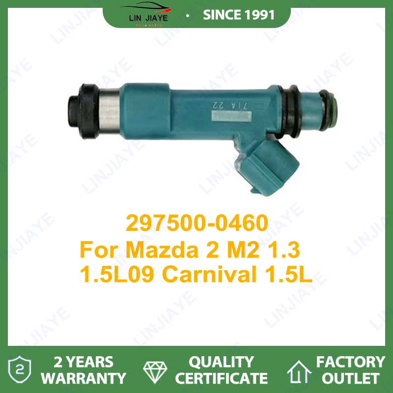 

1/4 шт. в партии топливная форсунка для Mazda 2 1.5L-L4 2011-2014 Fiesta 2009 ZJ20-13-250 297500-0460