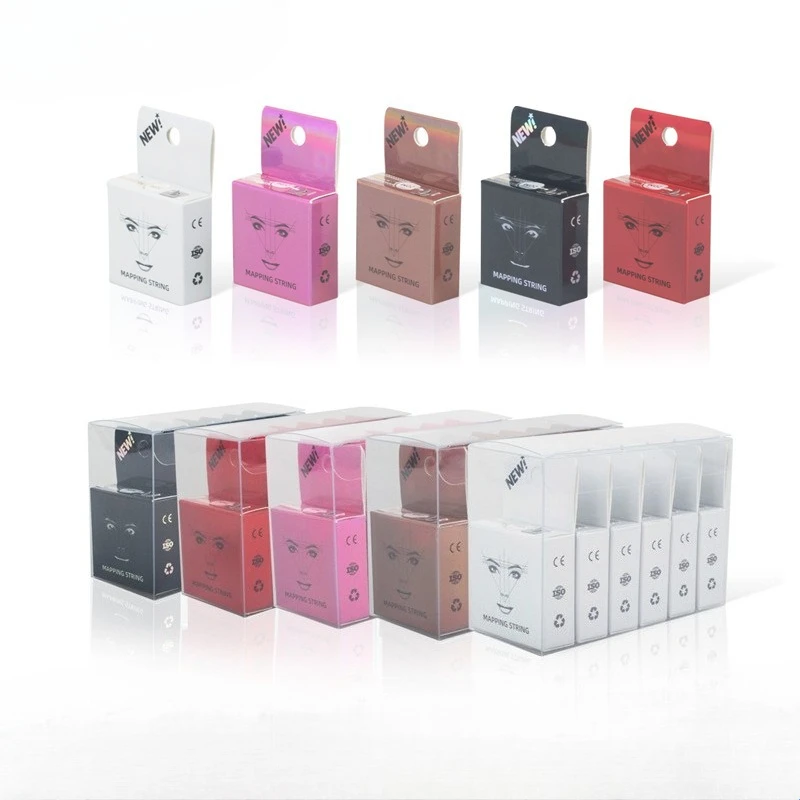 

10/20M Mapping Pre-Ink String For Microblading Makeup Eyebrow Dyeing Liner Thread Semi Permanent Positioning Measure Tools 1pcs