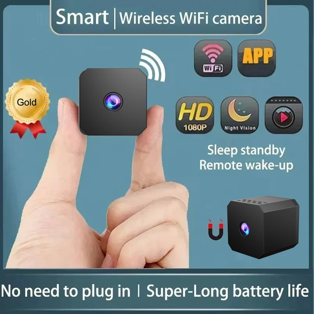 Mini caméra HD 1080p maison petite caméra Wifi sans fil en plein air bébé animal détection de mouvement sécurité Vision nocturne nounou caméra Fo