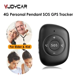 Personal 4G Smart GPS Tracker Pendant with Fall Alarm SOS Online Tracking Device for Elderly Children