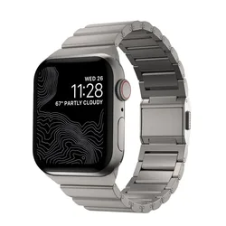 Magnetic Buckle Titanium Band For Apple Watch Ultra 2 Strap 49mm 45mm 44mm Correa Bracelet Series 9 8 7 6 SE 5 4 42mm