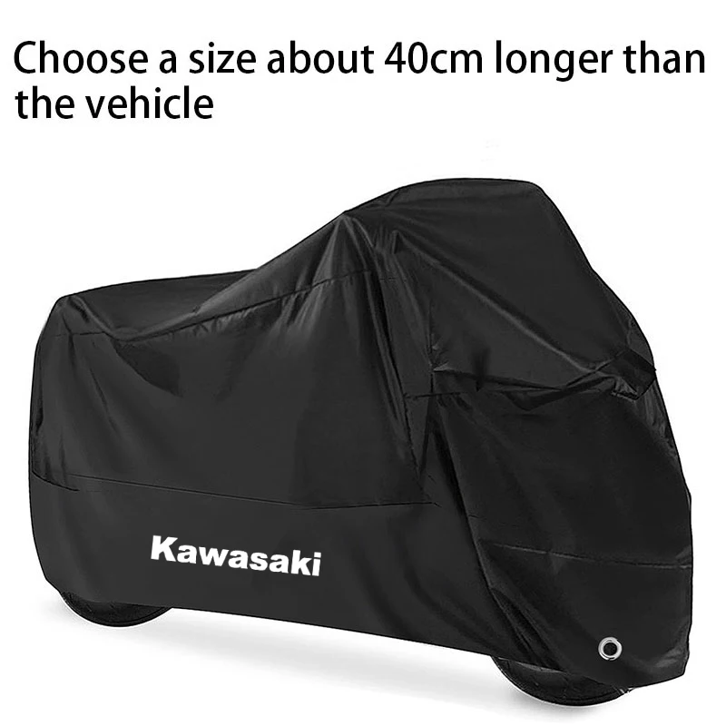 Motorcycle Cover Waterproof Outdoor Uv Protector Rain Dustproof Covers For Kawasaki Z400 Z900 Z800 Z750 Z1000 Z650 Z300 ZX10R