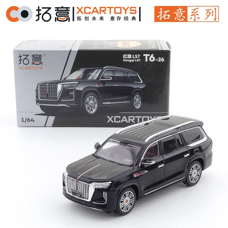 XCARTOYS 1/64 Red Flag LS7- Security Car Alloy Toys Motor Vehicle Diecast Metal Model Kids Xmas Gift Toys for Boys