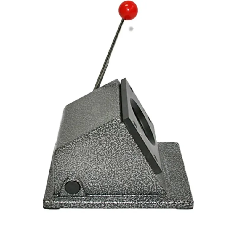 58mm Badge Circle Paper Cutter 69.5mm Actual Cutting Diameter Manual Button Maker Tool Metal Base Graphic Punch Machine