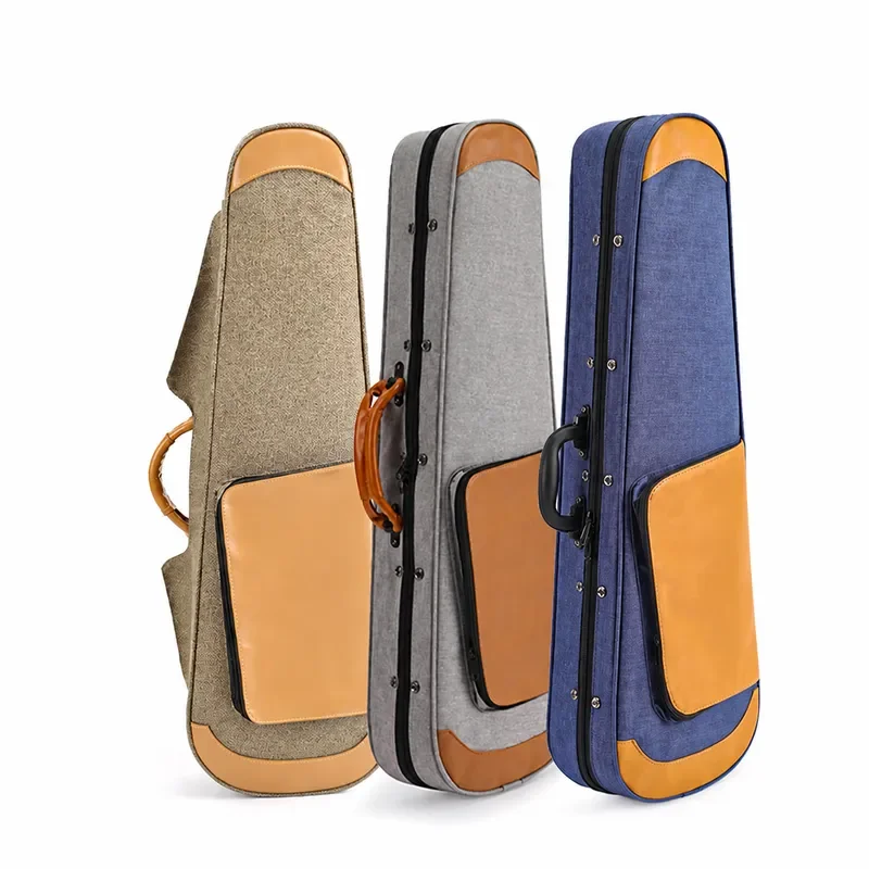 High End Lightweight Foam Violin Case 4/4 Waterproof Shoulder Bag for Adult Piano Luggage Backpack Storage Protection