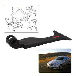 1PC Hood Release Handle Front Grille Pull Strap for Mercedes AMG Mercedes Benz C230 C240 C320 W203 C32 Replaces 2038870427