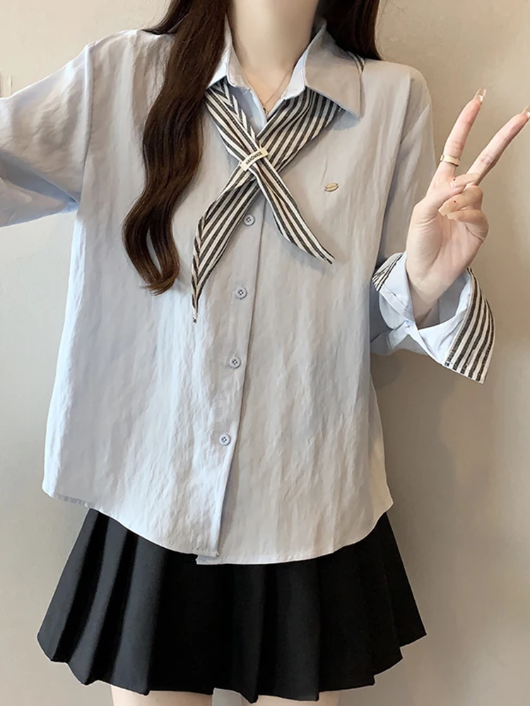 Casual gestreepte Sve patchwork irt dames lange Sve afslankende irt herfst Faion Ci walk open vest normale lengte