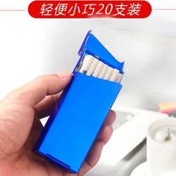 20*5mm Cigarette Women Metal Long Thin Cigarette Case Box