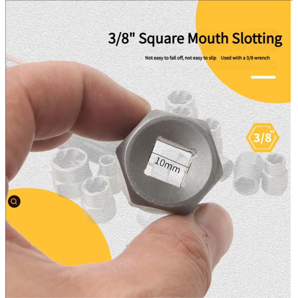 14 pezzi Set di rimozione bulloni e dadi a impatto Strumento per estrattori di bulloni in acciaio Cr-Mo Set di strumenti per rimozione dadi a vite danneggiati Strumento meccanico