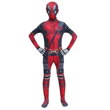 Deadpool-Kostüm für Kinder, Superhelden-Kostüm Deadpool für Kinder, Cosplay-Kostüm mit Schwertern, Kinder-Overall, Deadpool-Kostüm für Kinder, Halloween-Anzug 10 best sales Halloween-Kostüm - №7