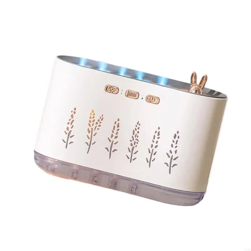700ML Color Changing   Humidifier For Bedroom Office Yoga With 5 Nozzle Mist  Auto Shut Off   Diffuser N58D