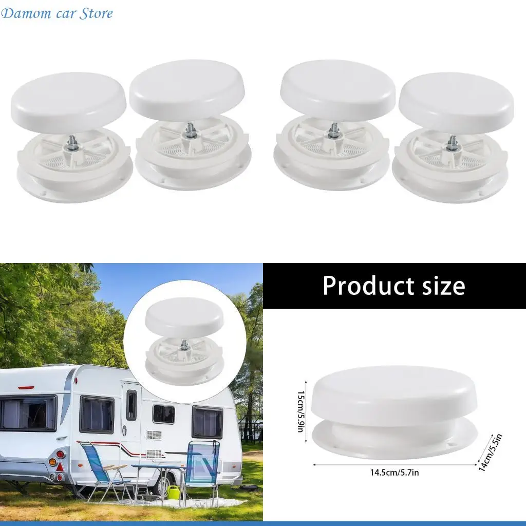 A2UC 2 Pieces Plastic Travel Home Ceiling Vent Guards Block Rain Dirt For Camping Trips