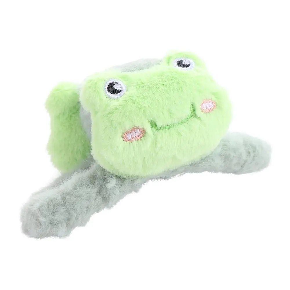 Elegant Panda Hair Claw Acrylic Rabbit Animal Shark Clip Frog Ponytail Holder Winter Cross Hair Clip Wash Face