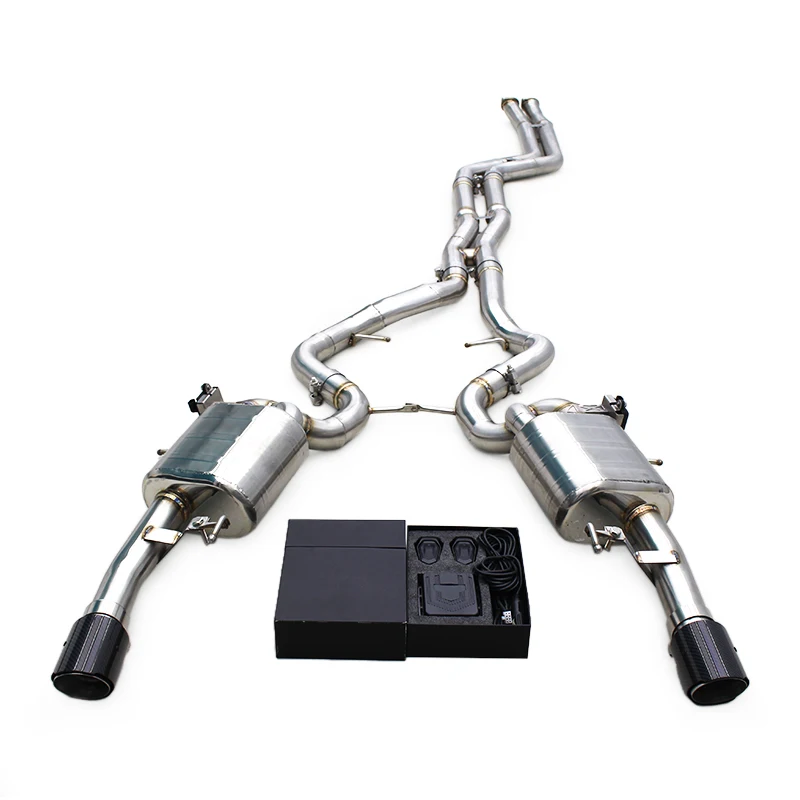 Custom Valved Sport Exhaust For BMW 335/335xi E90 3.0T 2009-2013 Active Sound SUS304 Pipe Muffler With Valve Control System