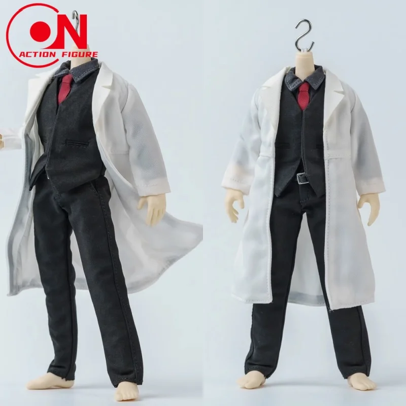 1/12 مقياس الذكور خندق معطف سترة التعادل بنطلون قميص مجموعة صالح 6 بوصة Asi 3.0 bjd عمل الشكل الجسم نموذج #1