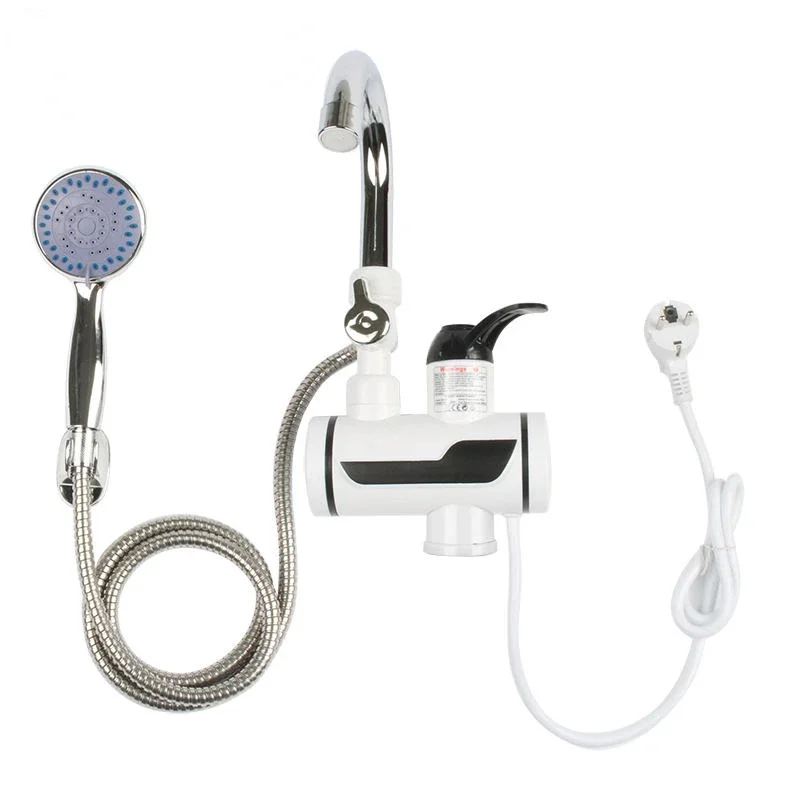 Grifo eléctrico de agua caliente instantáneo, calentador de agua de calentamiento rápido con pantalla LED de temperatura, sin depósito, 110V, 220V