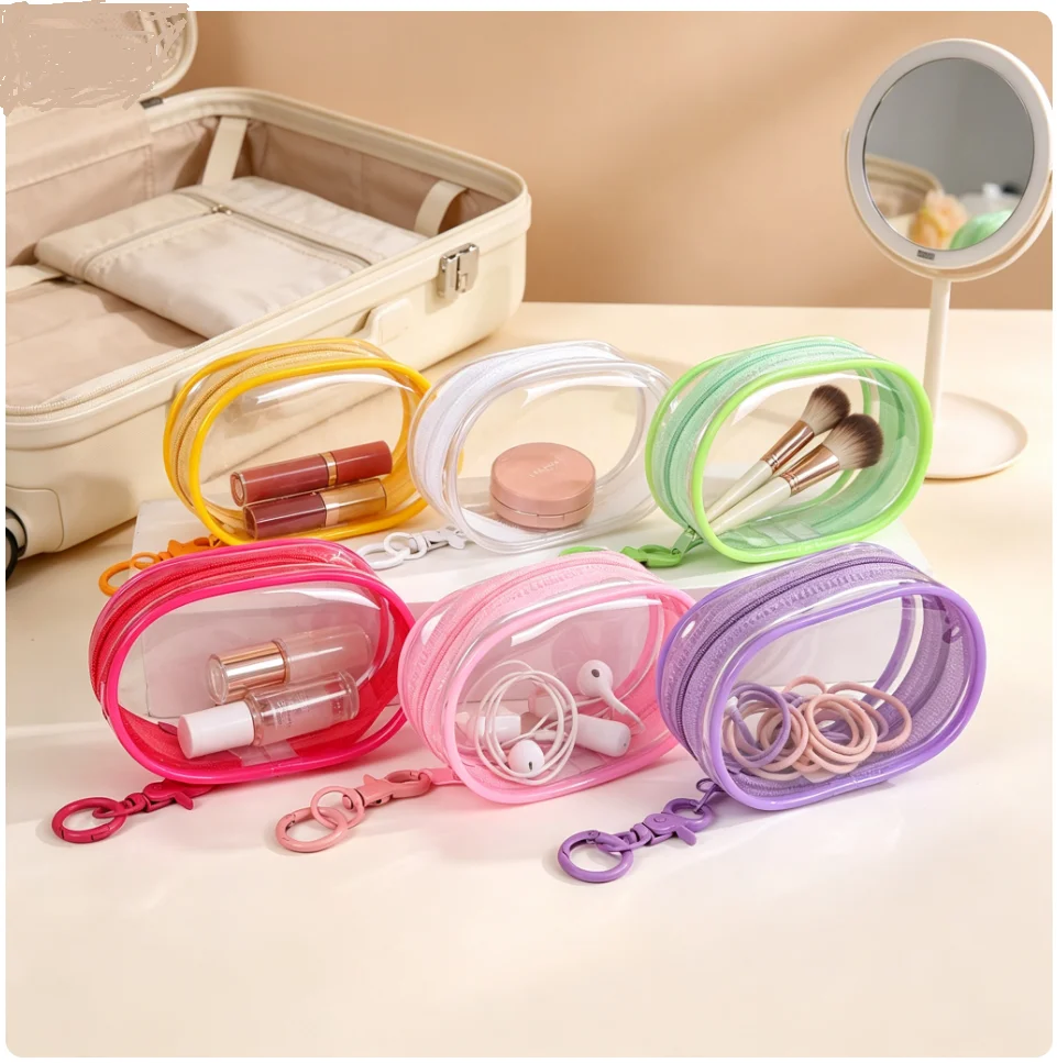 Multi-purpose storage pouch Data cables, lipstick, lip balm Essential travel items Charger cable organiser Keyring attachment