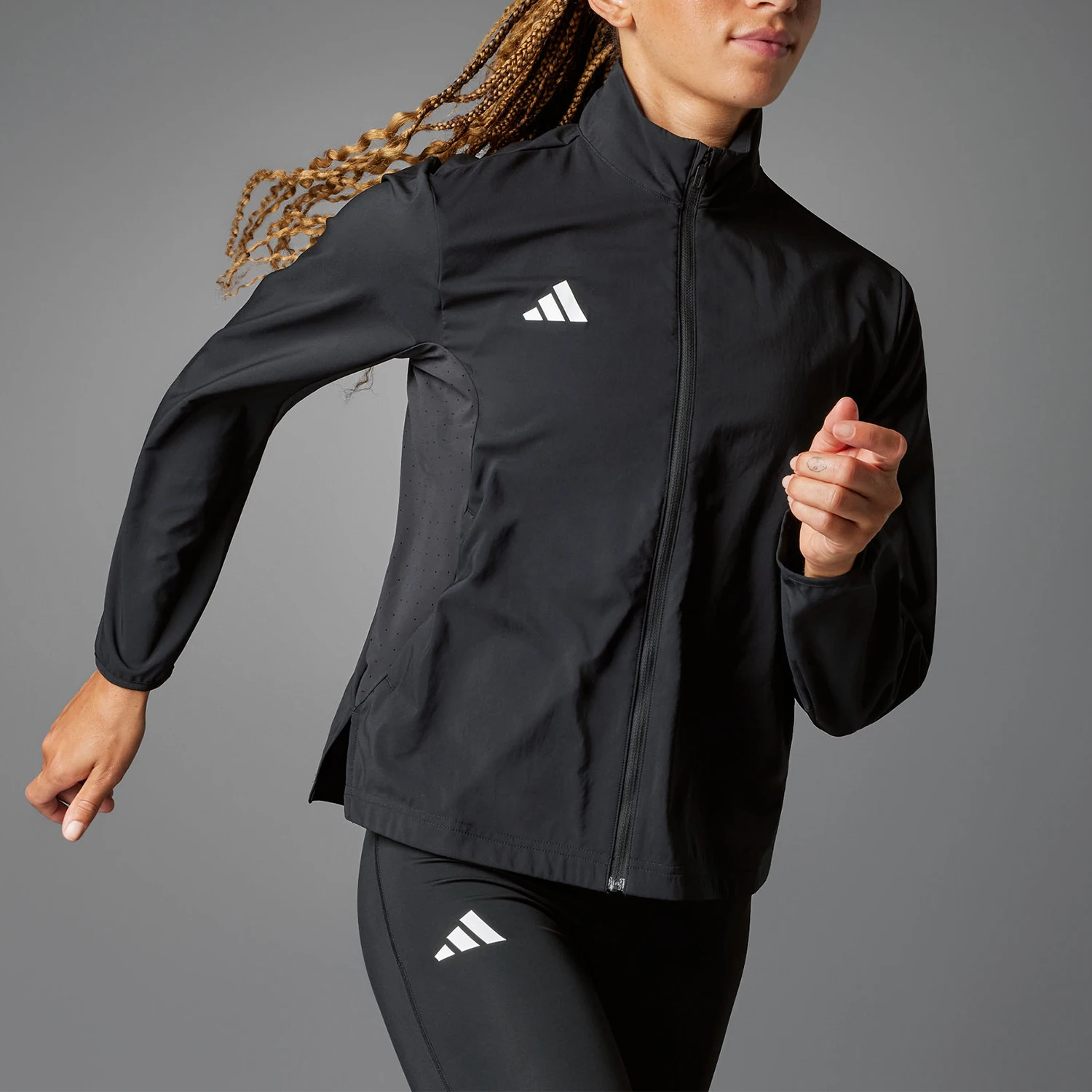 

Adidas genuine New Women's Running Slim-Fit Jacket IT7595