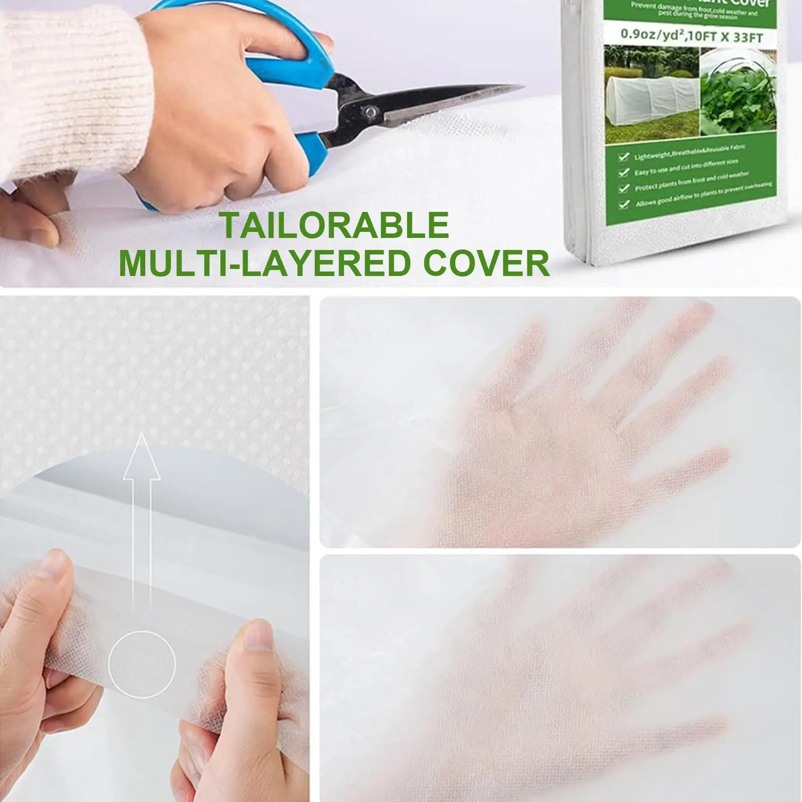 

Чехлы для растений, защита от замерзания, садовые чехлы для рядов, защита от солнца, дышащее одеяло для укороченных фруктовых деревьев, кустарников, цветов, холодной погоды