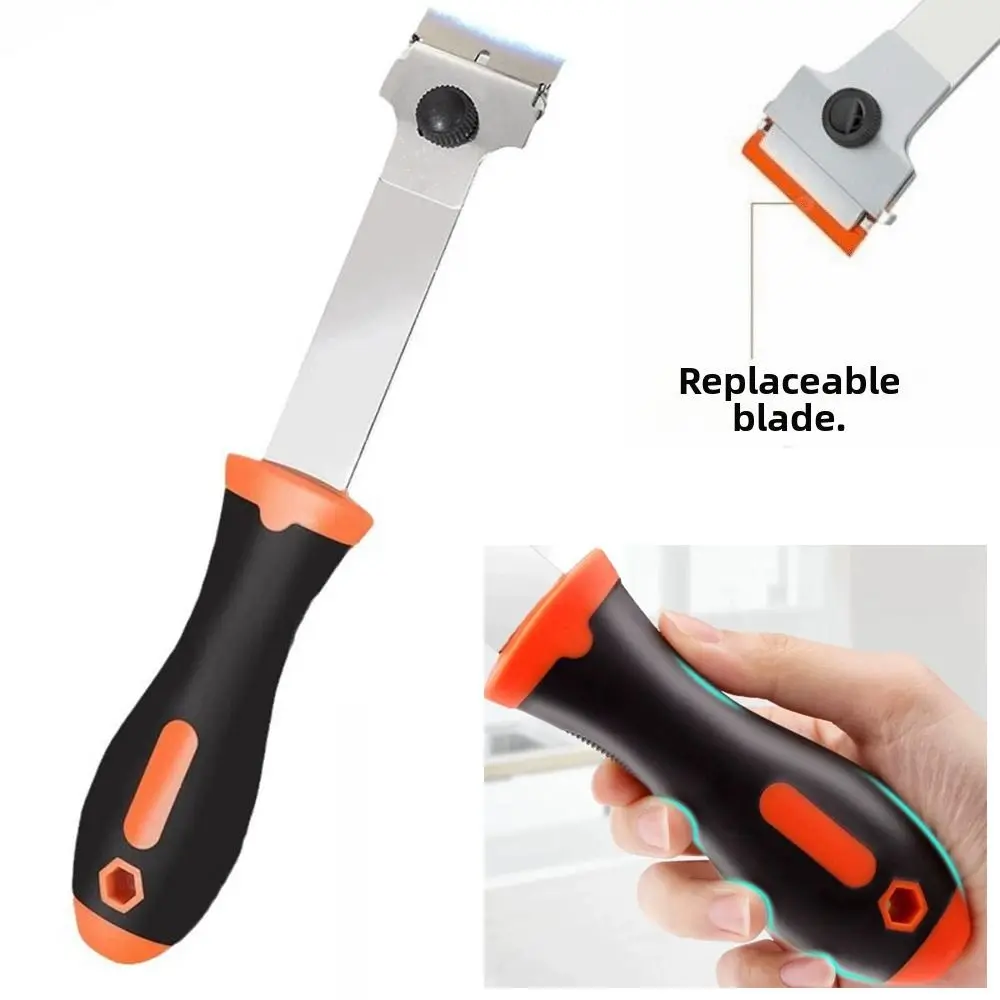 With Ergonomic Handle Paint Scraper Tool Carbide Anti-Slip Tape Paint Remover Durable Reusable Putty Scraper Home Improvement