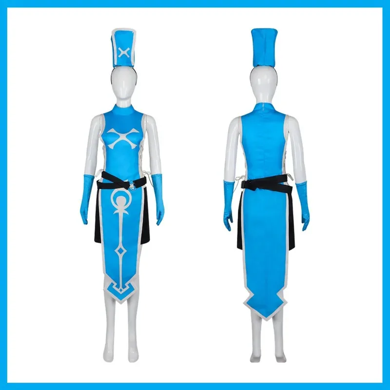 أنيمي جاسبينغ المحارب والقتلة الأميرة شقائق النعمان تأثيري حلي الأزرق قبالة فستان باكتاف مفتوحة قبعة امرأة مثير Ca8;c'4,t;6.j'2; #6