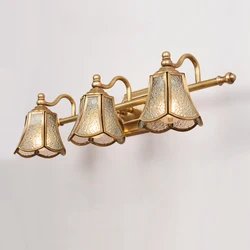 Europe Mirror Cabinet Light 52CM E14 Golden Decor Bedroom Bathroom Lamp for Makeup Glass Shade Picture Sconce