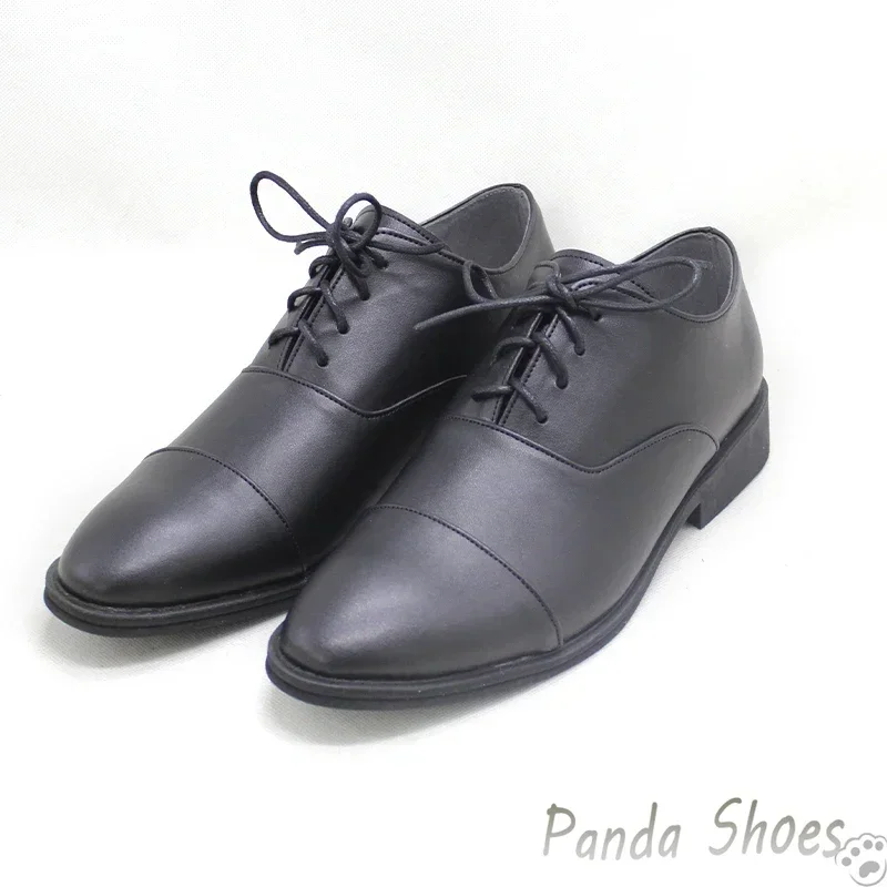 Espion famille Loid Forger Cosplay chaussures bande dessinée Anime Cos bottes noires Loid Forger Cosplay Costume accessoire chaussures pour Con Halloween fête