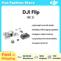 DJI Flip Drone Camera (RC-2) 4K Lightweight 3-Axis Carrycot Stabilization 13km Video Transmission Palm Takeoff Auto Return C0