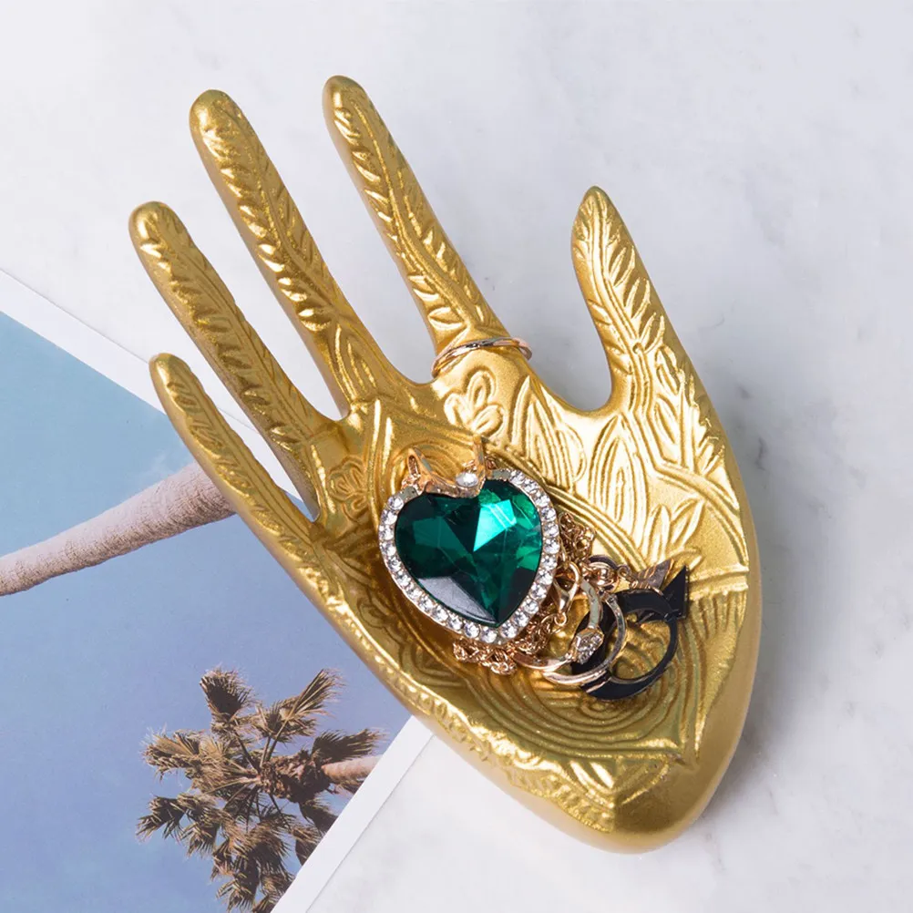 

Jewelry Display Holder Hand with Stable Base Bracelet Ring Rack Necklace Stand Decorative Organizer for Storage