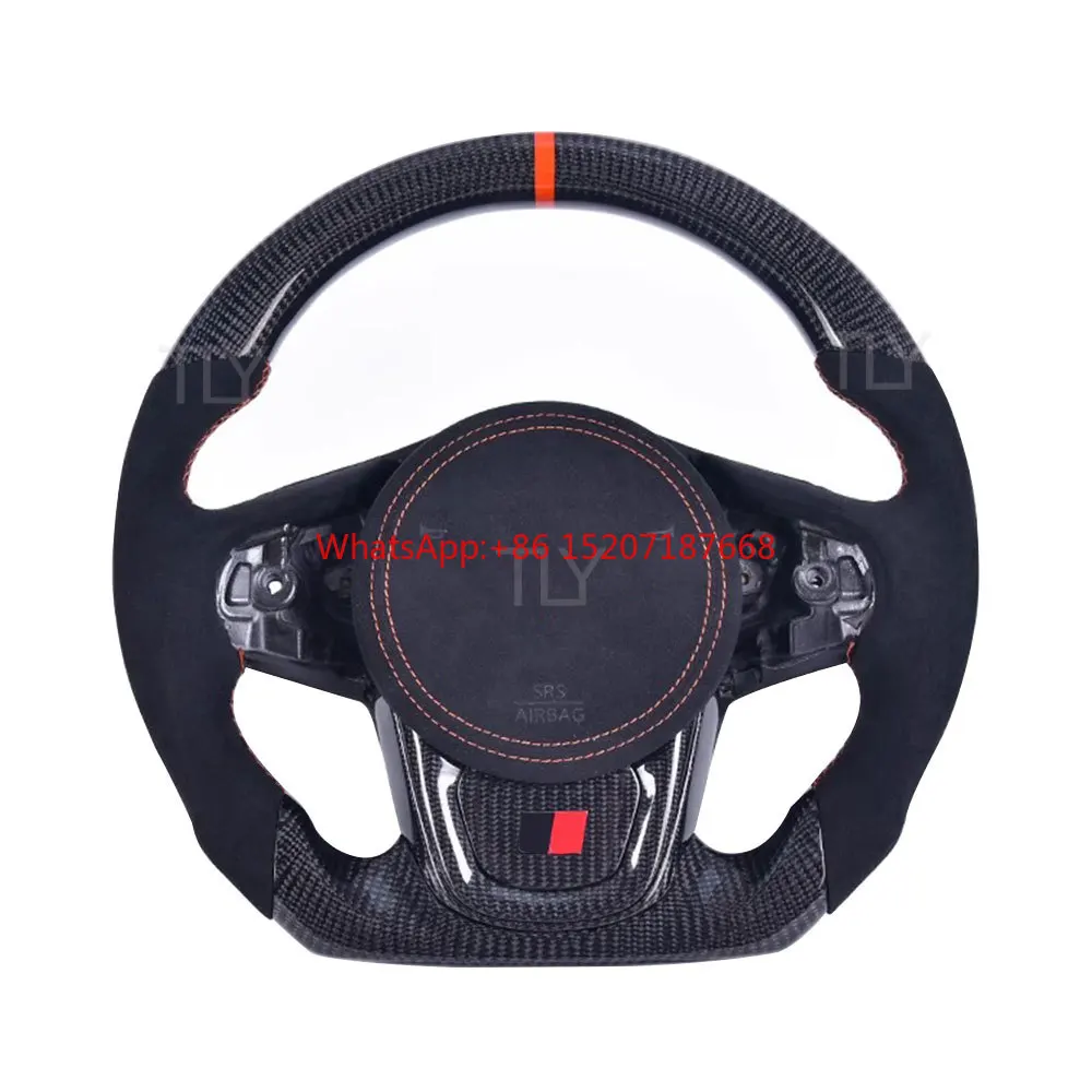 

Real Carbon Fiber Steering Wheel for 2019 2020 2021 A90 GR . Supra A90 MK5 Carbon Fiber Sterring Steering Wheel