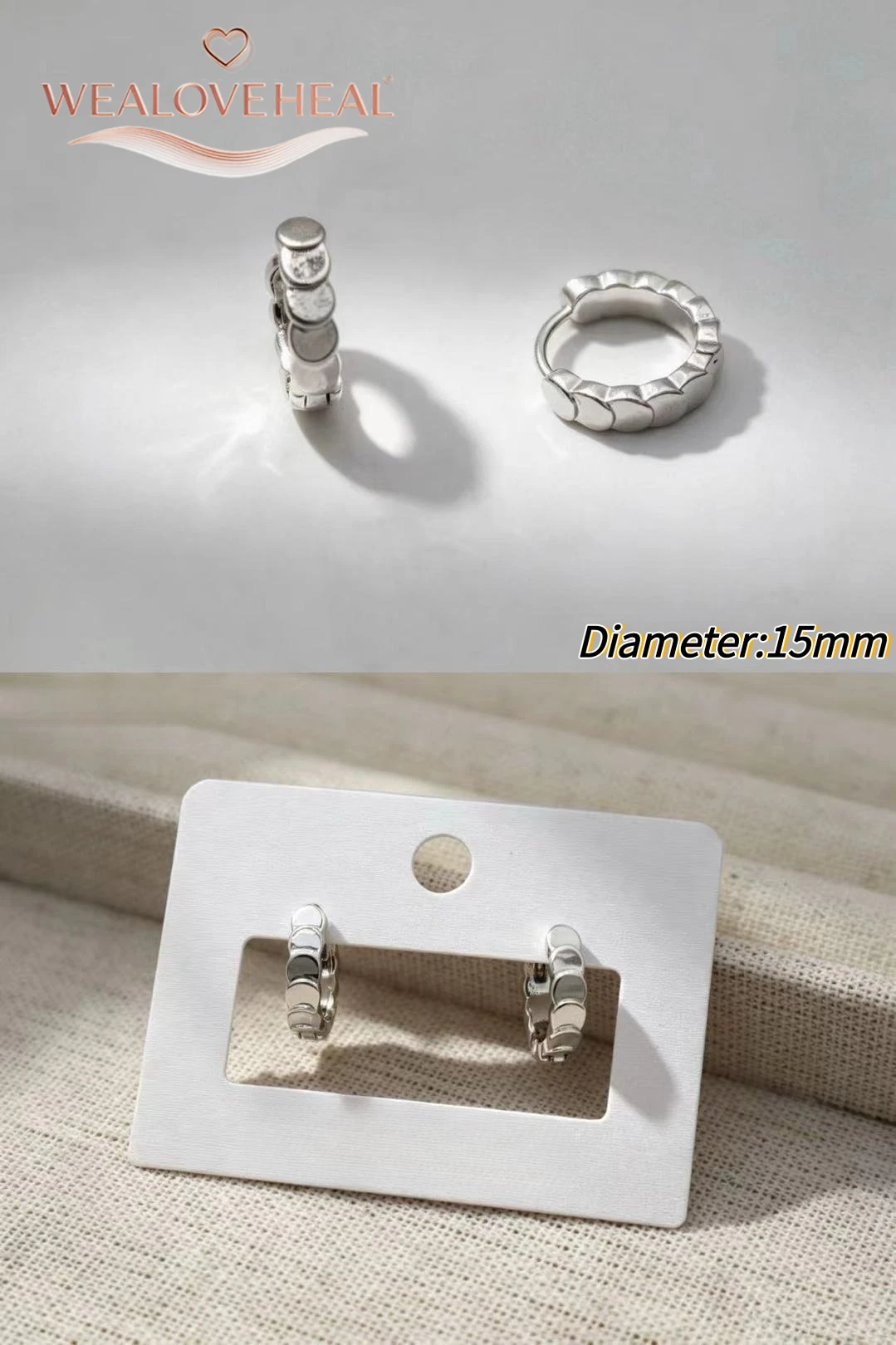 ohrringe damen, ohrringe, Rhodium-Plattierte Messing Kleine Creolen für Damen 2026 Trendige Gedrehte Runde Huggie Stern-Ohrringe Party Mode Ohrschmuck Geschenk – Detail 26