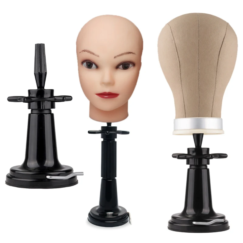 Suction Table Wig Stand Training Mannequin Heads Wig Holder Wig Head Stand Multifunctional Clamp for Canvas Styrofoam Heads